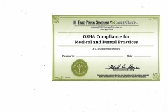 OSHA compliance medical and dental